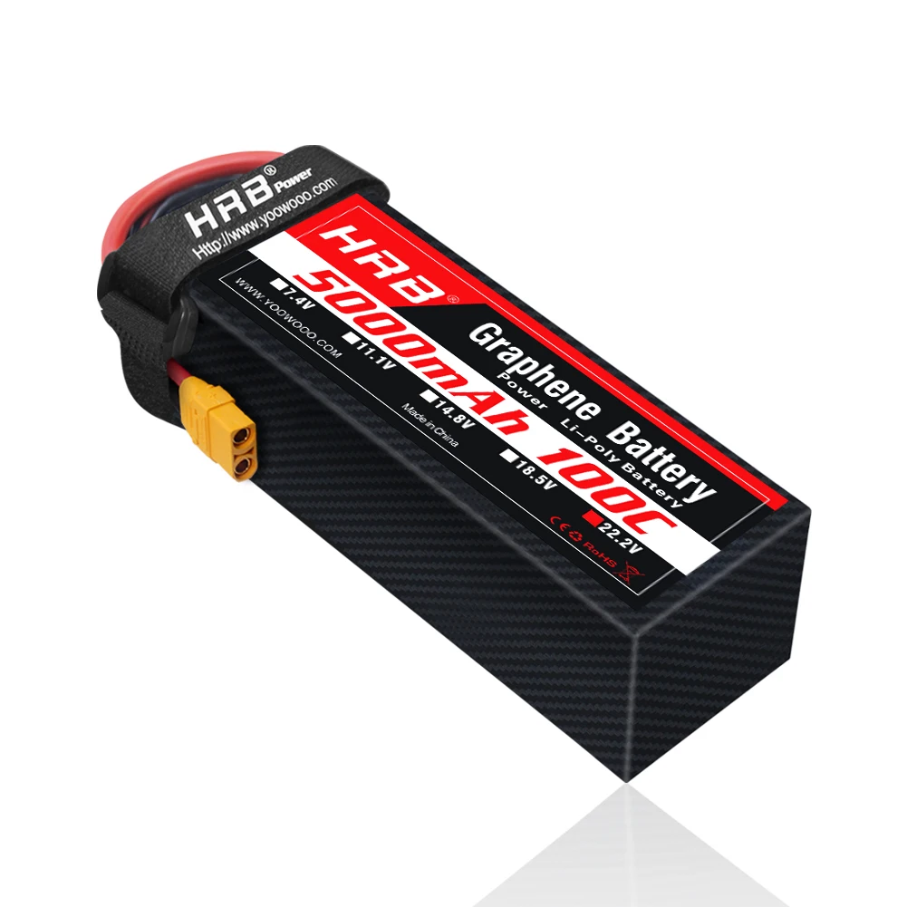 6S Lipo Battery 22.2V 5000Mah - 1개 HRB 22.2V 그래핀 배터리 6S