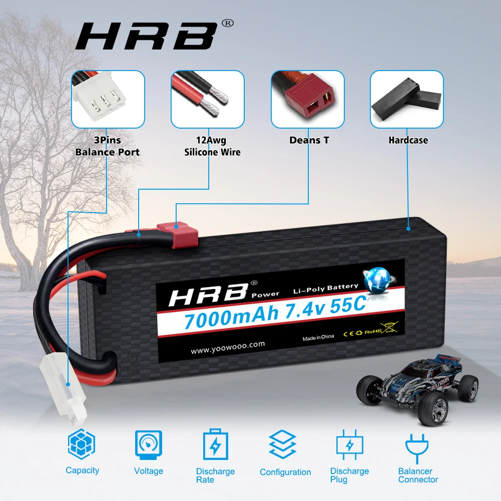HRB 리포 배터리 2S 3S 4S 6S 11.1V 1 - 6S Lipo Battery 22.2V 5000Mah 리뷰 및 가격